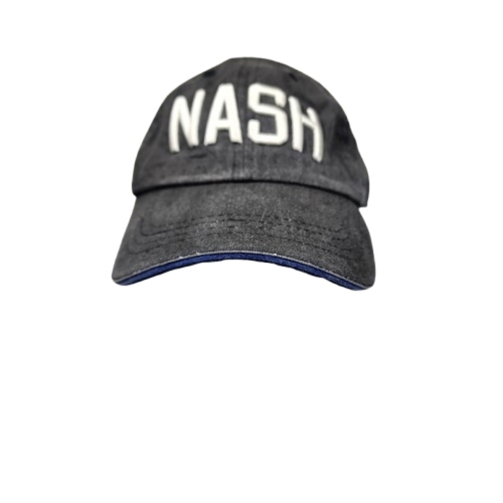 NASH Embroidered Dad Hat in Charcoal Streetwear Cap Unisex